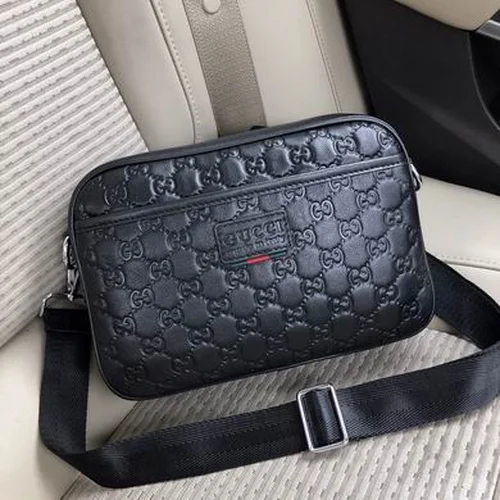 11 Gucci Original Men's Bag Authentic Leather Luxury