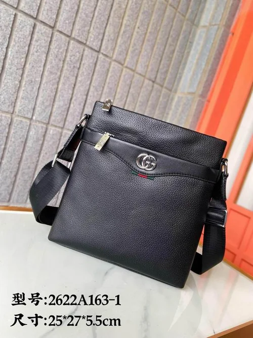 11 Gucci Original Men's Bag Authentic Leather Luxury