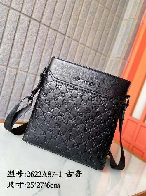 11 Gucci Original Men's Bag Authentic Leather Luxury