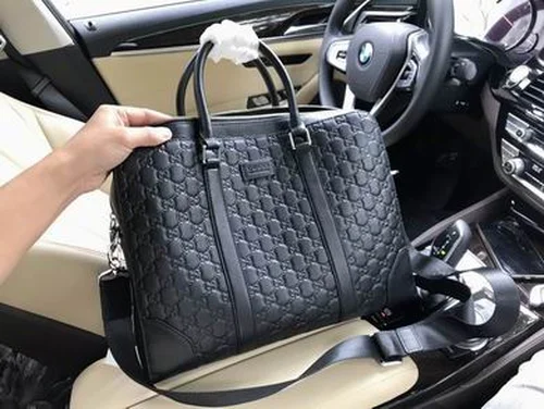 11 Gucci Original Men's Bag Authentic Leather Luxury