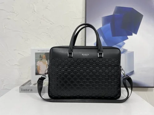 11 Gucci Original Men's Bag Authentic Leather Luxury