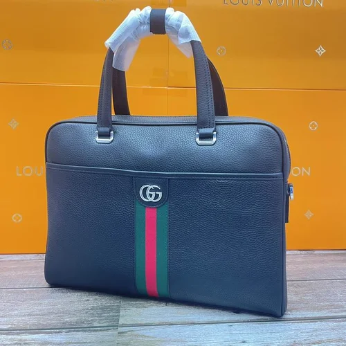 11 Gucci Original Men's Bag Authentic Leather Luxury