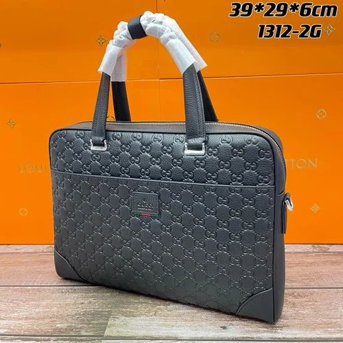 11 Gucci Original Men's Bag Authentic Leather Luxury