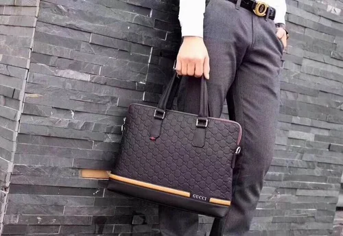 11 Gucci Original Men's Bag Authentic Leather Luxury