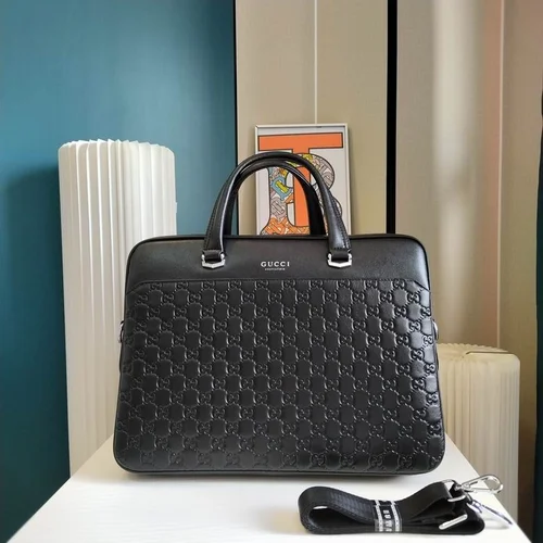 11 Gucci Original Men's Bag Authentic Leather Luxury