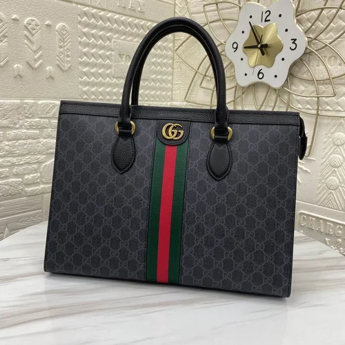 11 Gucci Original Men's Bag Authentic Leather Luxury