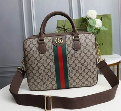 11 Gucci Original Men's Bag Authentic Leather Luxury