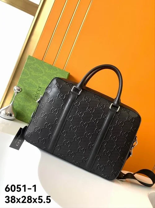 11 Gucci Original Men's Bag Authentic Leather Luxury