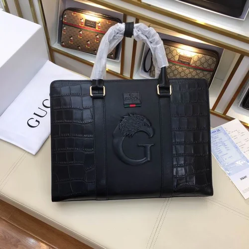 11 Gucci Original Men's Bag Authentic Leather Luxury