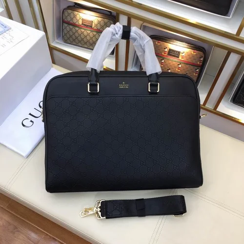 11 Gucci Original Men's Bag Authentic Leather Luxury