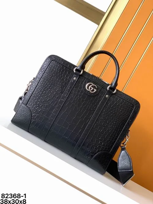 11 Gucci Original Men's Bag Authentic Leather Luxury