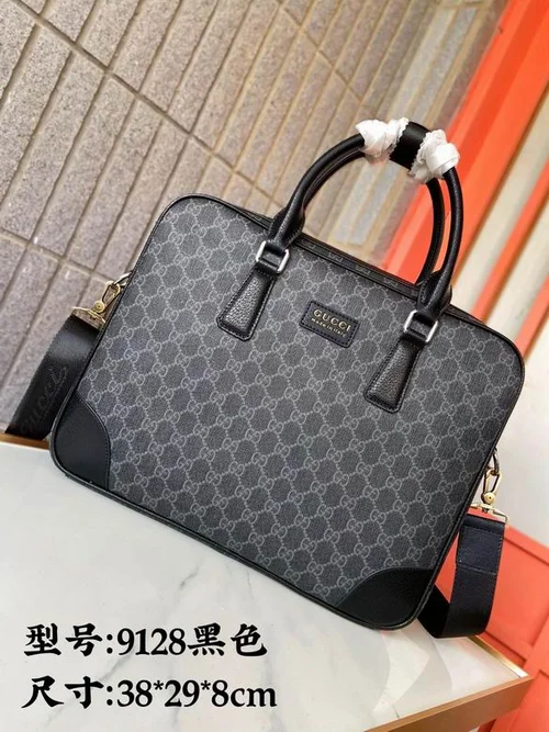 11 Gucci Original Men's Bag Authentic Leather Luxury