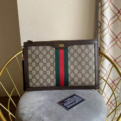 11 Gucci Original Men's Bag Authentic Leather Luxury