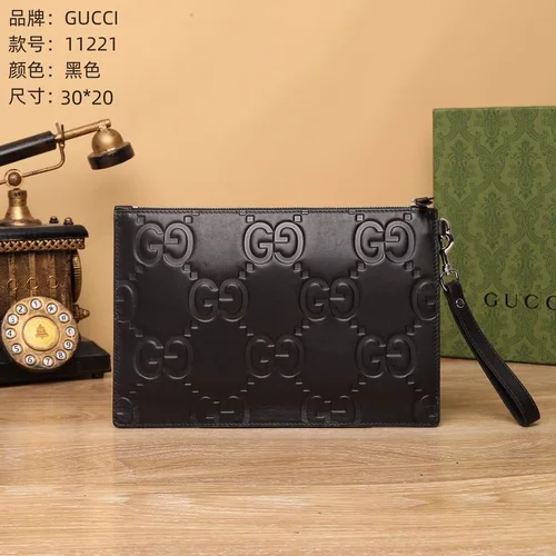 11 Gucci Original Men's Bag Authentic Leather Luxury
