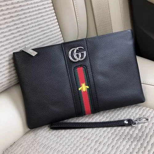 11 Gucci Original Men's Bag Authentic Leather Luxury