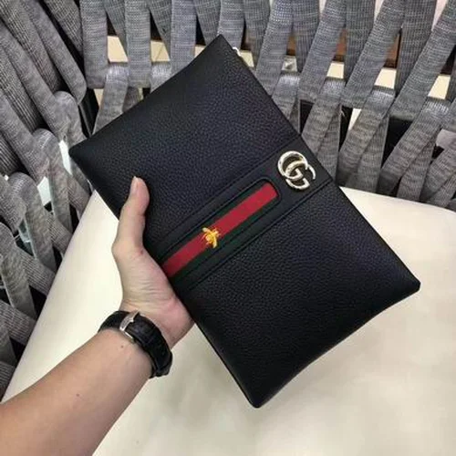 11 Gucci Original Men's Bag Authentic Leather Luxury