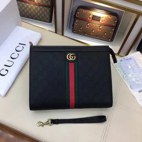 11 Gucci Original Men's Bag Authentic Leather Luxury