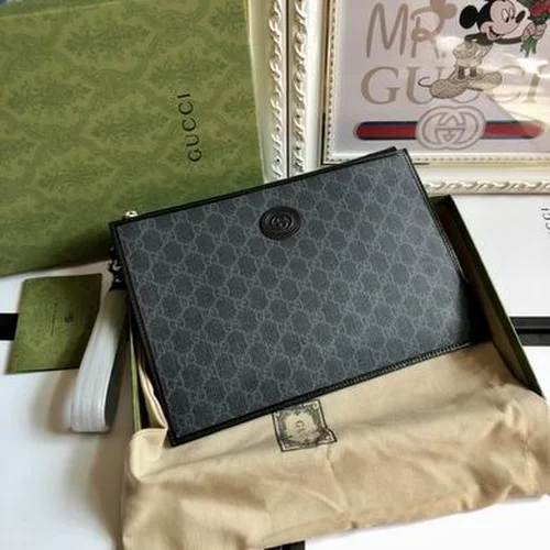 11 Gucci Original Men's Bag Authentic Leather Luxury