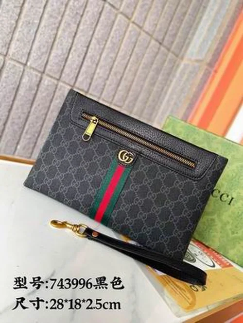 11 Gucci Original Men's Bag Authentic Leather Luxury