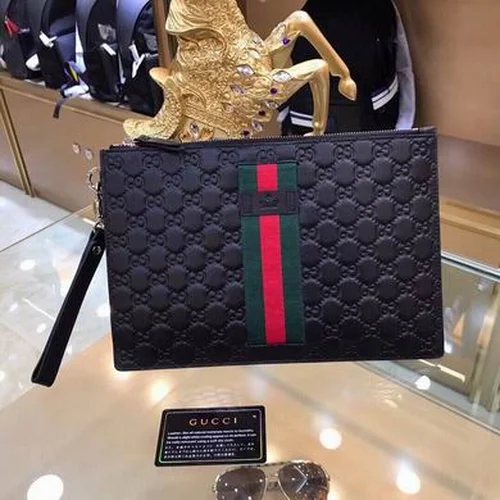 11 Gucci Original Men's Bag Authentic Leather Luxury