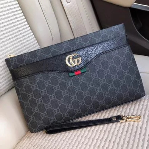 11 Gucci Original Men's Bag Authentic Leather Luxury