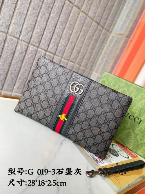 11 Gucci Original Men's Bag Authentic Leather Luxury