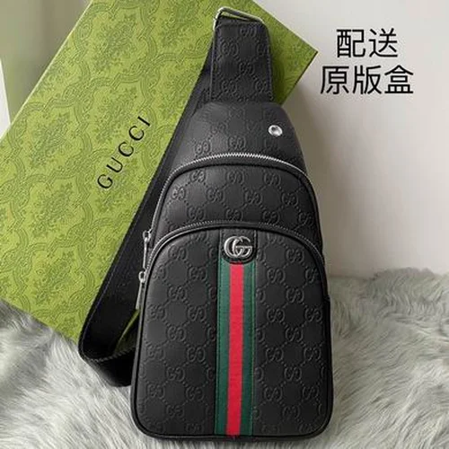11 Gucci Original Men's Bag Authentic Leather Luxury