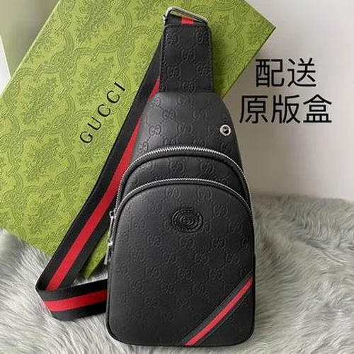 11 Gucci Original Men's Bag Authentic Leather Luxury