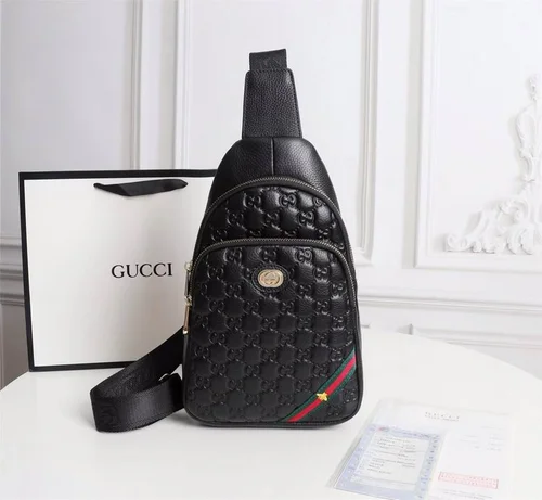 11 Gucci Original Men's Bag Authentic Leather Luxury
