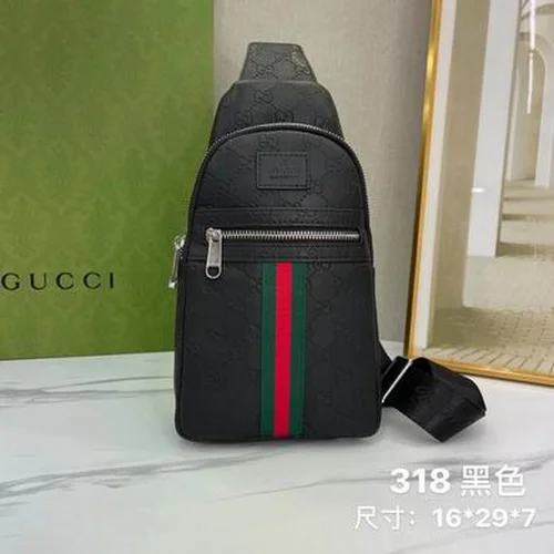 11 Gucci Original Men's Bag Authentic Leather Luxury