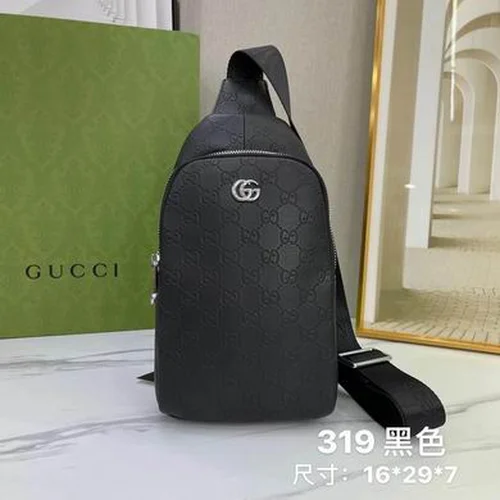 11 Gucci Original Men's Bag Authentic Leather Luxury