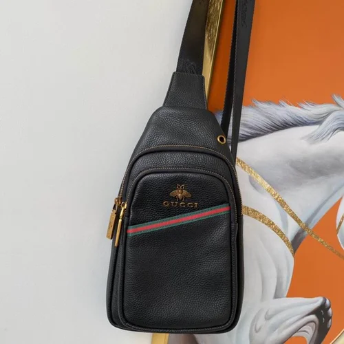 11 Gucci Original Men's Bag Authentic Leather Luxury