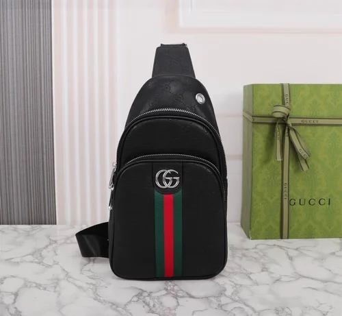 11 Gucci Original Men's Bag Authentic Leather Luxury