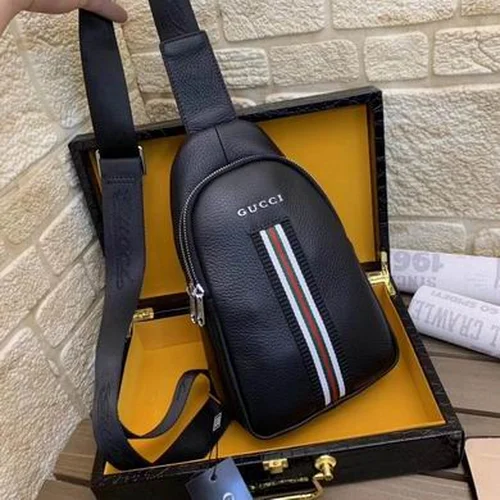 11 Gucci Original Men's Bag Authentic Leather Luxury