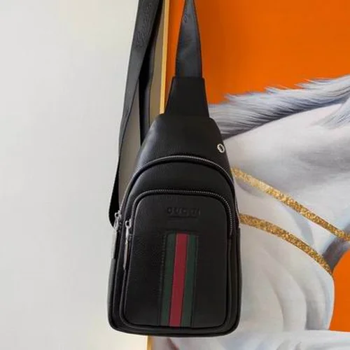 11 Gucci Original Men's Bag Authentic Leather Luxury