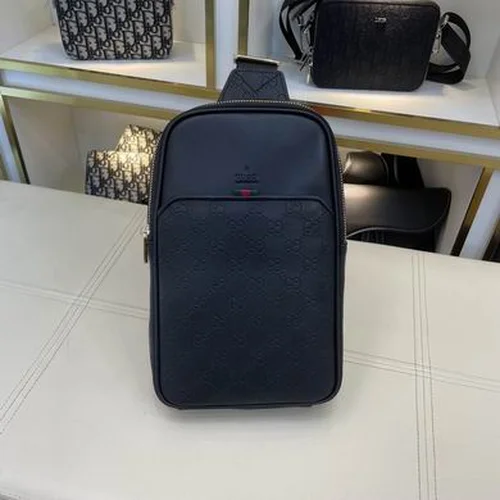 11 Gucci Original Men's Bag Authentic Leather Luxury