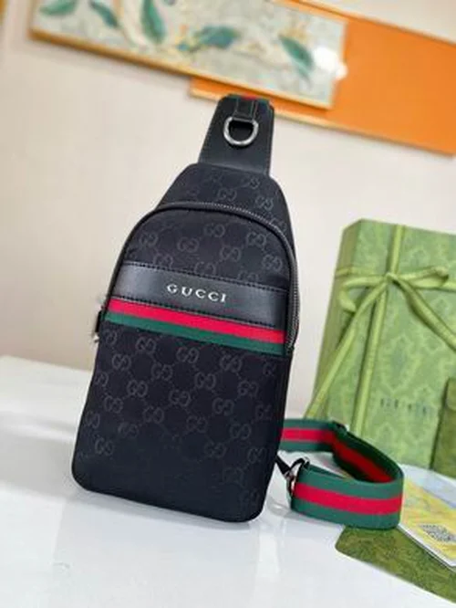 11 Gucci Original Men's Bag Authentic Leather Luxury