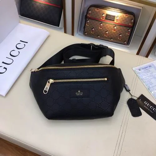 11 Gucci Original Men's Bag Authentic Leather Luxury