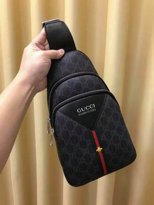 11 Gucci Original Men's Bag Authentic Leather Luxury