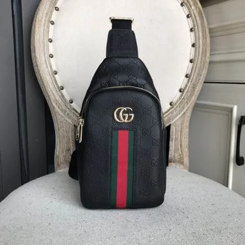 11 Gucci Original Men's Bag Authentic Leather Luxury