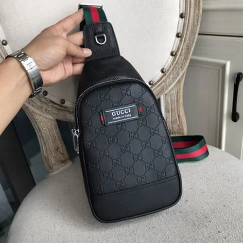 11 Gucci Original Men's Bag Authentic Leather Luxury