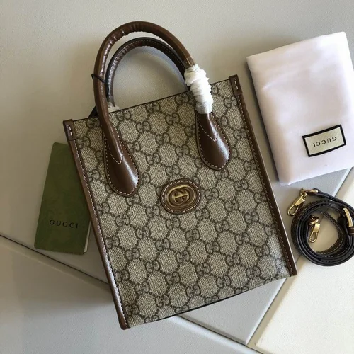 11 Gucci Original Large Tote Bag Authentic GG Canvas Luxury