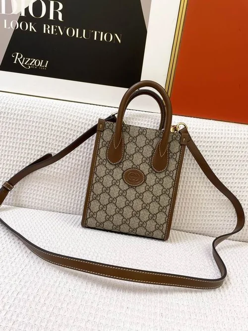 11 Gucci Original Large Tote Bag Authentic GG Canvas Luxury