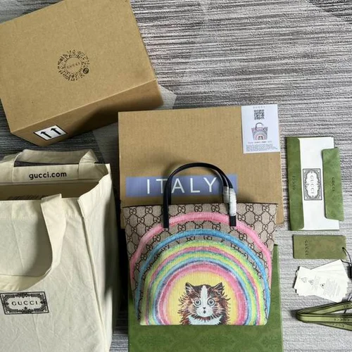 11 Gucci Original Large Tote Bag Authentic GG Canvas Luxury