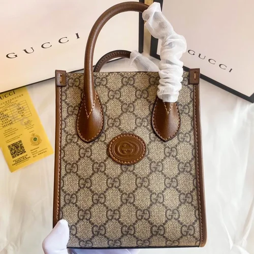 11 Gucci Original Large Tote Bag Authentic GG Canvas Luxury