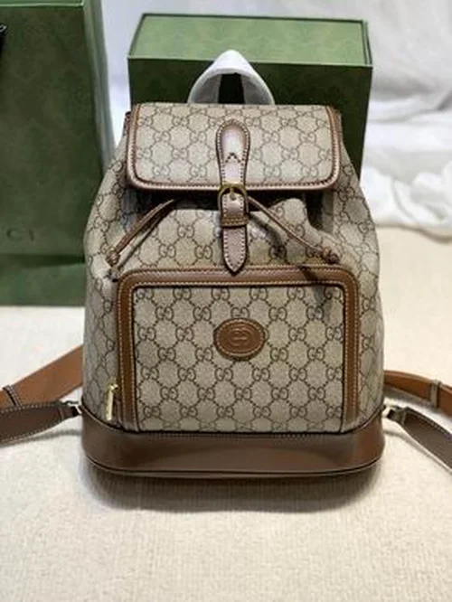11 Gucci Original Backpack Large Authentic GG Canvas Luxury