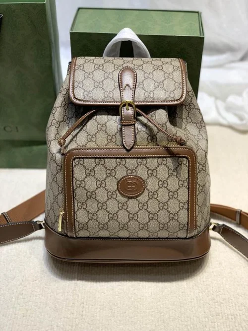 11 Gucci Original Backpack Large Authentic GG Canvas Luxury