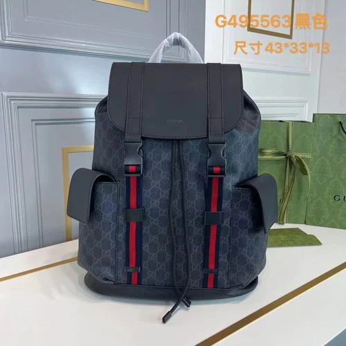 11 Gucci Original Backpack Large Authentic GG Canvas Luxury