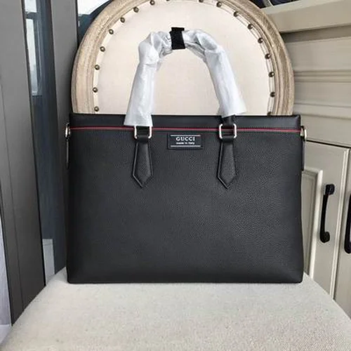 11 Gucci Original Briefcase Men Authentic Leather Luxury