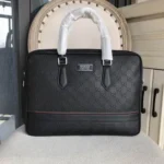 11 Gucci Original Briefcase Men Authentic Leather Luxury